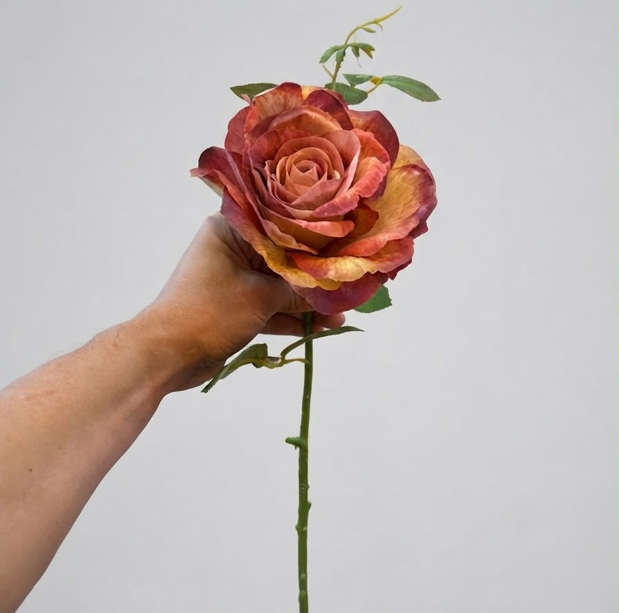Rosa Diamante Artificial – Haste 66 cm