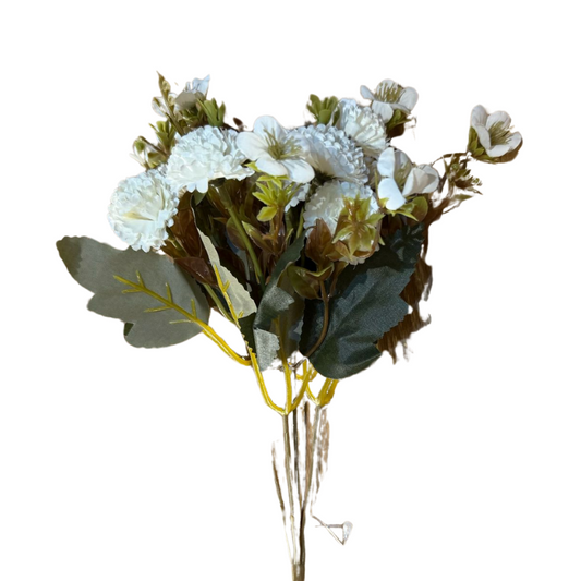 Mini buquê amor-perfeito cor braco