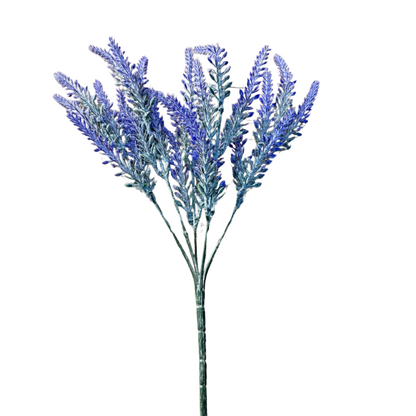 Buquê de lavanda flocado lilás