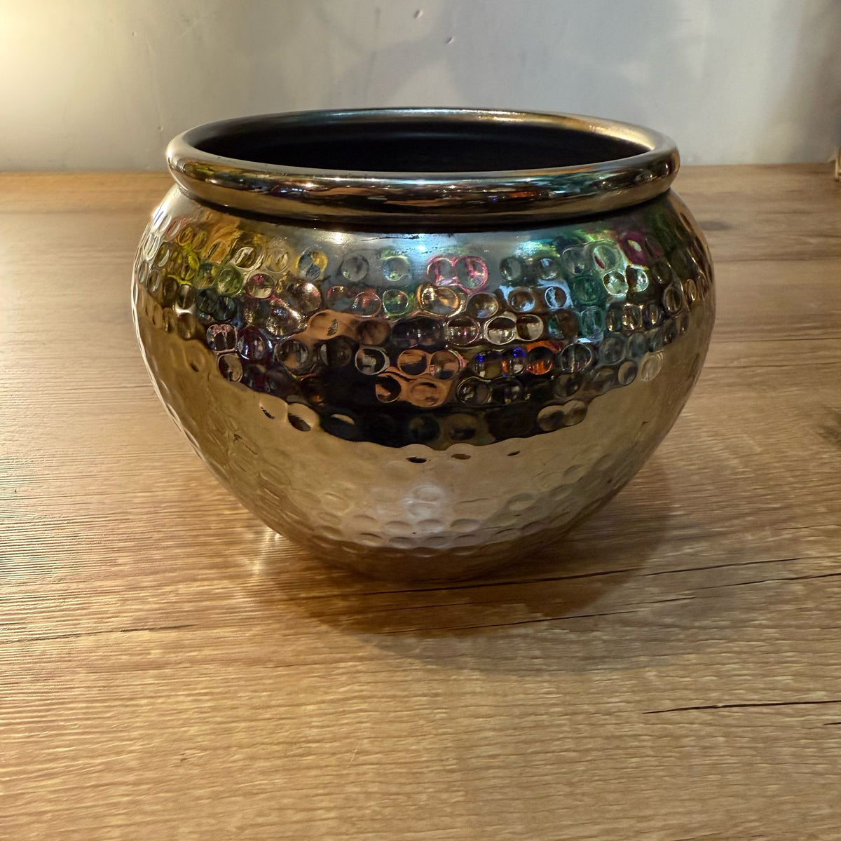 Vaso metalizado inox