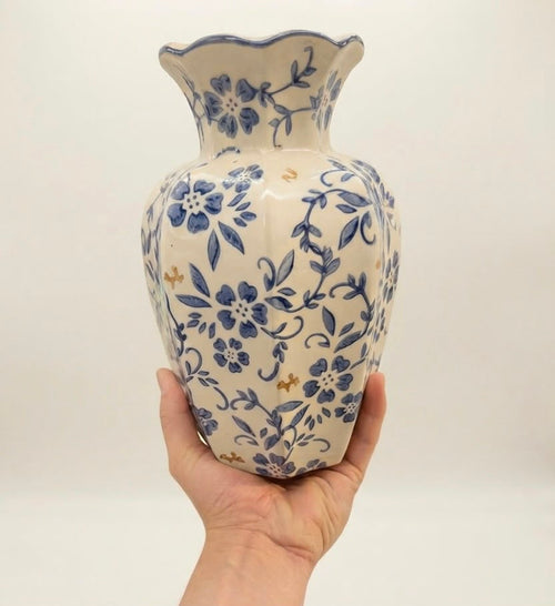 Vaso de Cerâmica Vintage – 24 cm