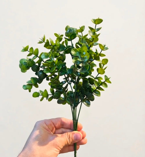 Galho de Eucalipto Verde Artificial – 35 cm